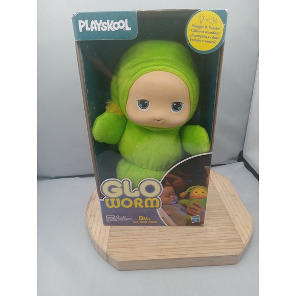 Playskool Other - Hasbro Playskool GLO WORM Lullaby PLUSH Snuggle Soothing Music Light